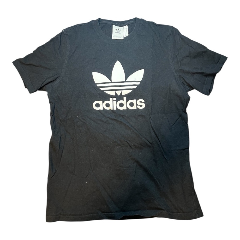 Adidas Black and White Short Sleeve Tee